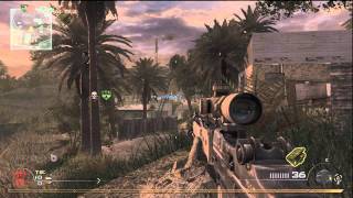 Modern Warfare 2 :Tactical Nuke with M21 EBR/ TAR-21( Gameplay commentary)