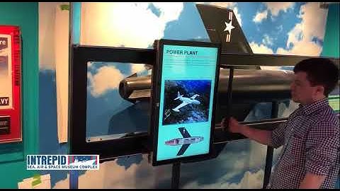 iWall Interactive Exhibit for Intrepid Sea, Air and Space Museum in Manhattan