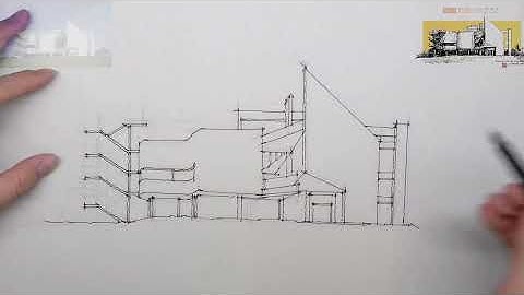 Richard Meier - Architectural Hand Drawings of the Athena Project