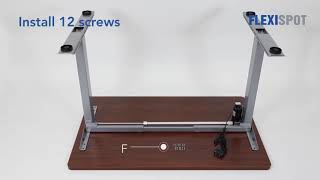 FlexiSpot Malaysia Value Height Adjustable Standing Desk EC1-Installation Guide