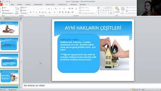 MEDENİ HUKUK/MİRAS VE EŞYA HUKUKU