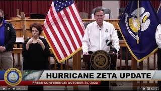 Hurricane ZETA Update: October 30, 2020