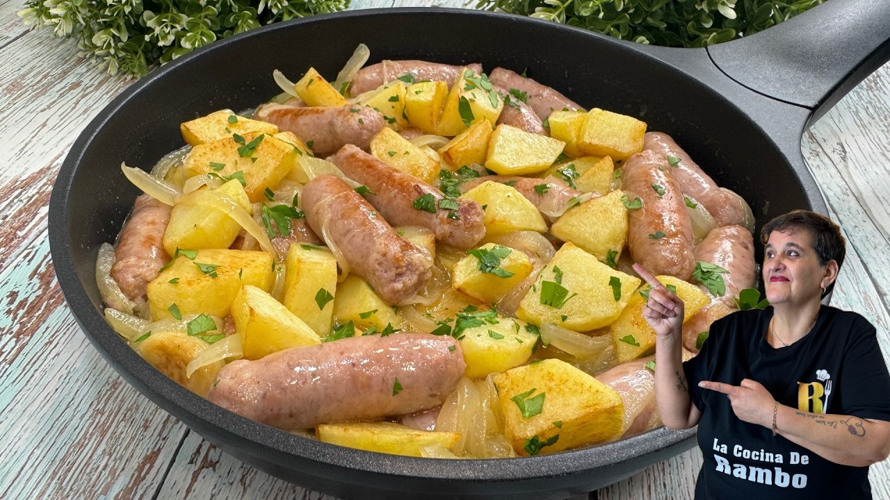 Salchichas al Vino - Receta Económica muy Fácil y Rápida 😍 ¡Te encantará!