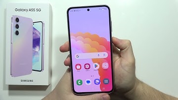 How to Open & Manage Lock Screen Widgets on SAMSUNG Galaxy A55 5G - Hidden Widgets Menu