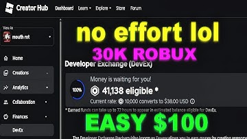 Converting $30,000 Robux to REAL LIFE MONEY As a Small Clothing Designer (Roblox DevEx)