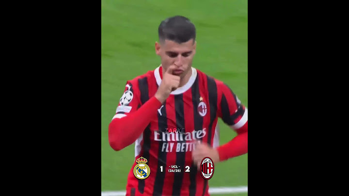 Real Madrid vs AC Milan UCL (24/25) 🔥 #shorts #footballshorts