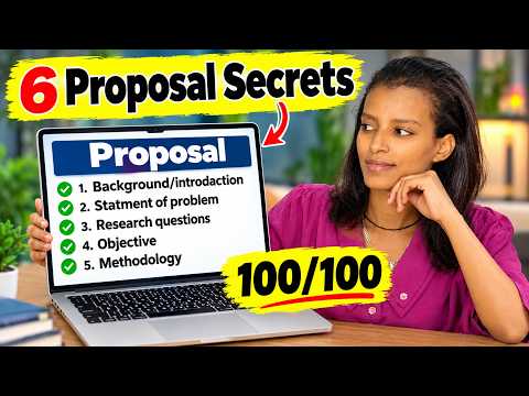 Research Proposal ችንን እንዴት አንደኛ ደረጃ ማድረግ ይቻላል? | 6 ወሳኝ ሚስጥሮች