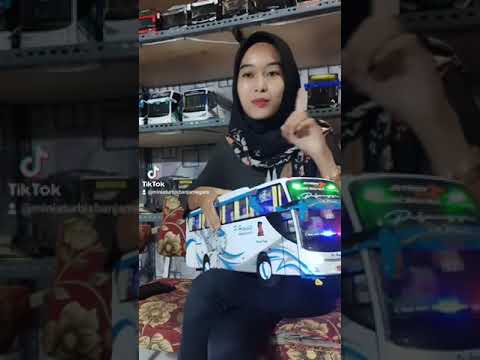 Miniatur Bis Haryanto Full Lampuan Strobo Mboiss sudah RC