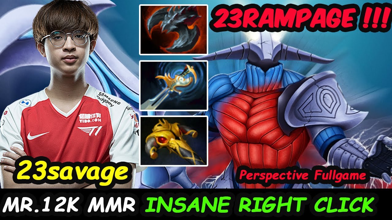 This is How 12K MMR Farm - T1 23savage 7.30 Sven Beast Carry Rampage Dota 2 Perspective Fullgame