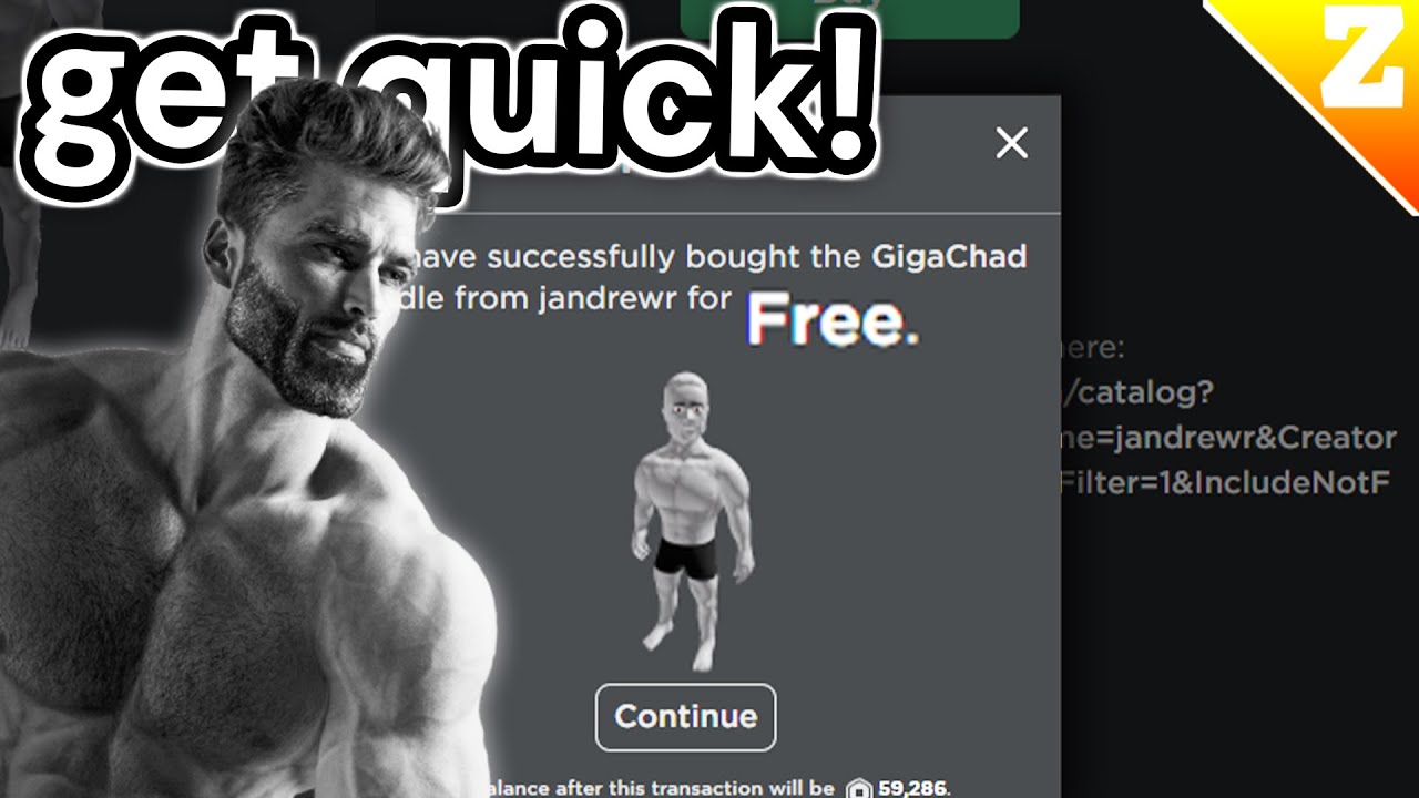 How To GET The NEW FREE GIGACHAD BUNDLE in Roblox! QUICK! 