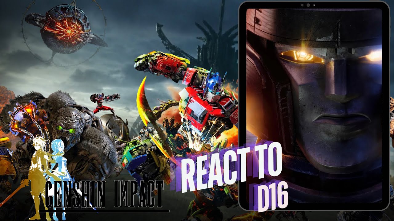 Genshin impact react to aether as megatron | optimus prime | transformers one | Gacha life | Tiktoks