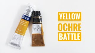 Yellow Ochre Watercolor Comparison