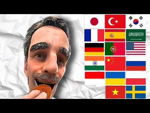 He Took a Bite of a Boneless Wing in Different Languages