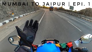 MUMBAI TO JAIPUR | 800 KMS IN A DAY ON 150 CC BIKE