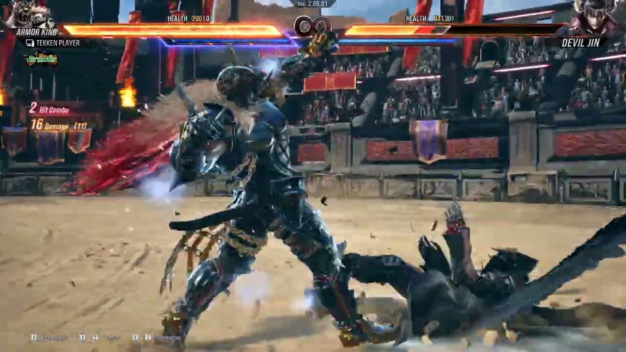 Armor King - TEKKEN 8 - 192 Damage Practice