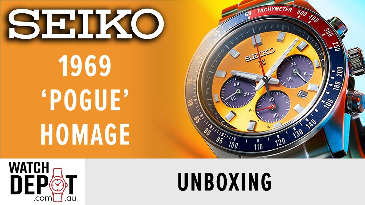 1969 Seiko 'Pogue' Chronograph Homage | Unboxing the SSC947P