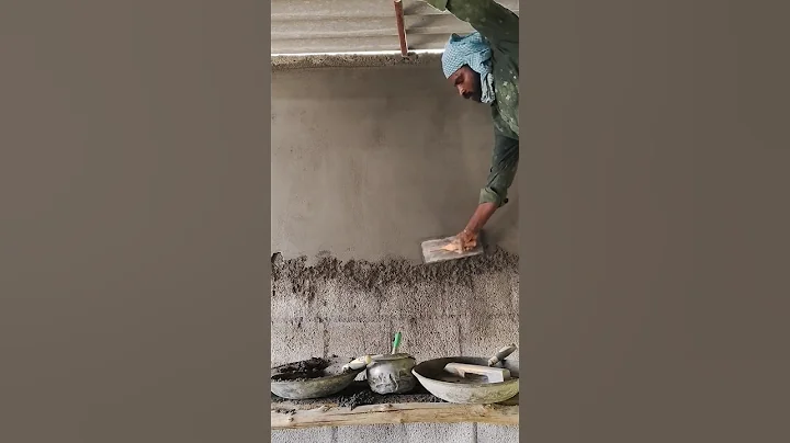 Plastering techniques 👌👌 #construction #shortsfeed #satisfying #shorts #plaster #amazingshorts