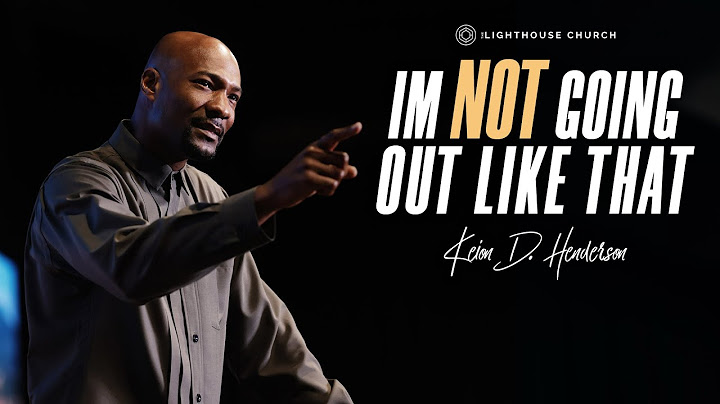I'm Not Going Out Like That | Keion Henderson TV
