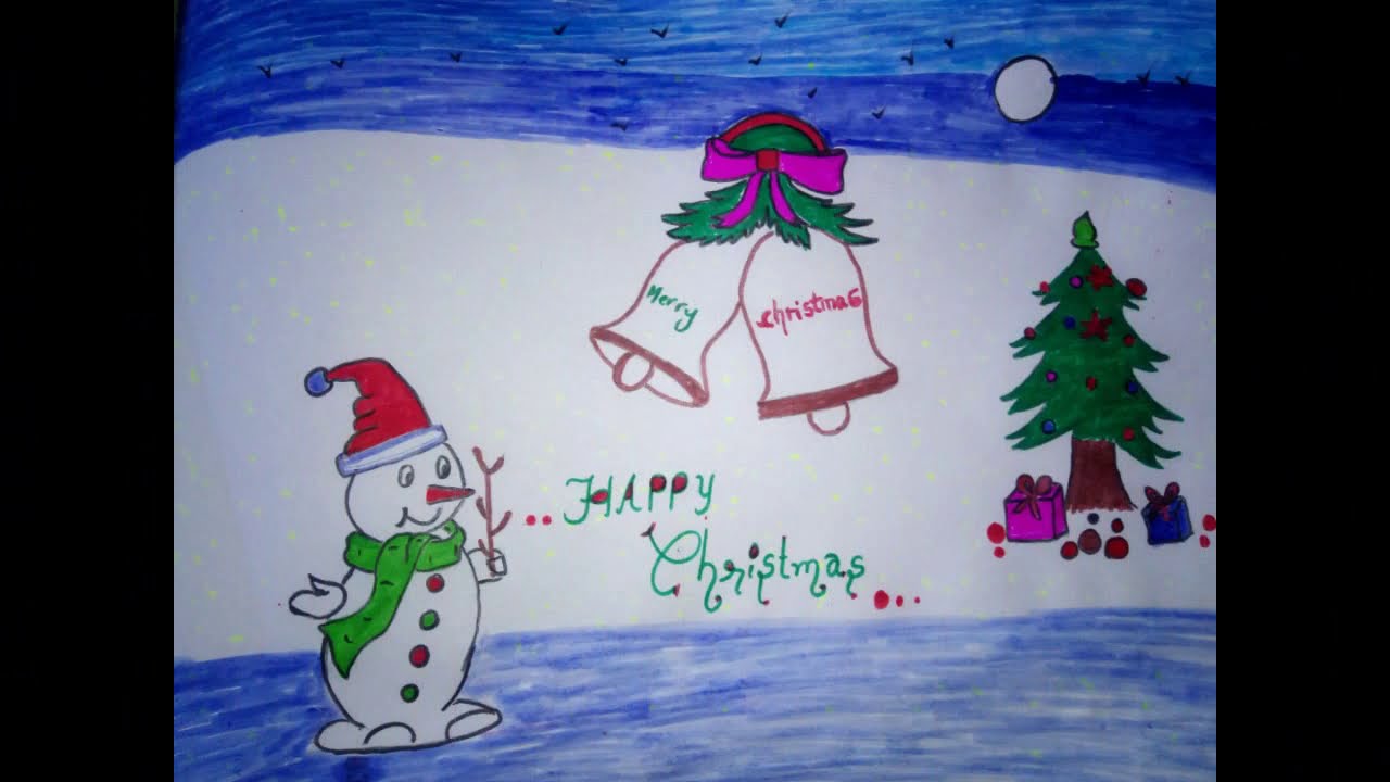  christmas drawings - YouTube