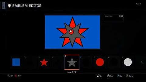 How to make a basic Call of Duty World at War 10th prestige emblem