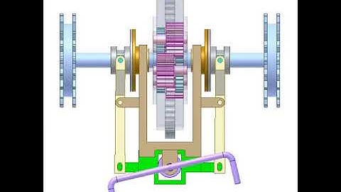 Braked differential steering