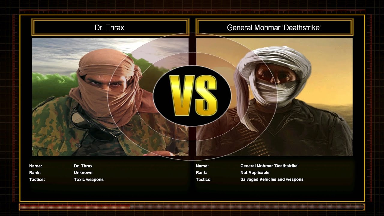 Shockwave Challenge Mode: Dr Thrax vs General Mohmar Deathstrike