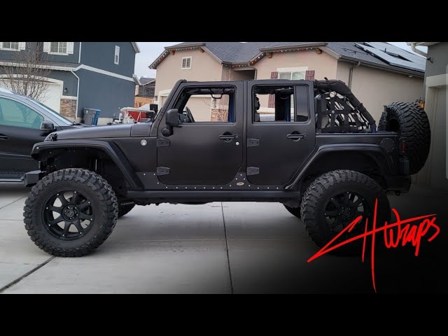 Jeep Wrangler - Matte Black — Incognito Wraps