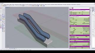 Parametric Escalators and Moving Walkways