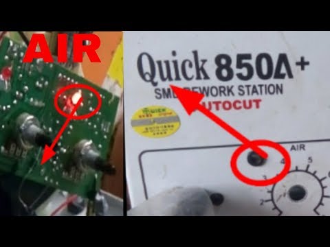 Video Quick smd 850 A AIR no light problem - youtube
