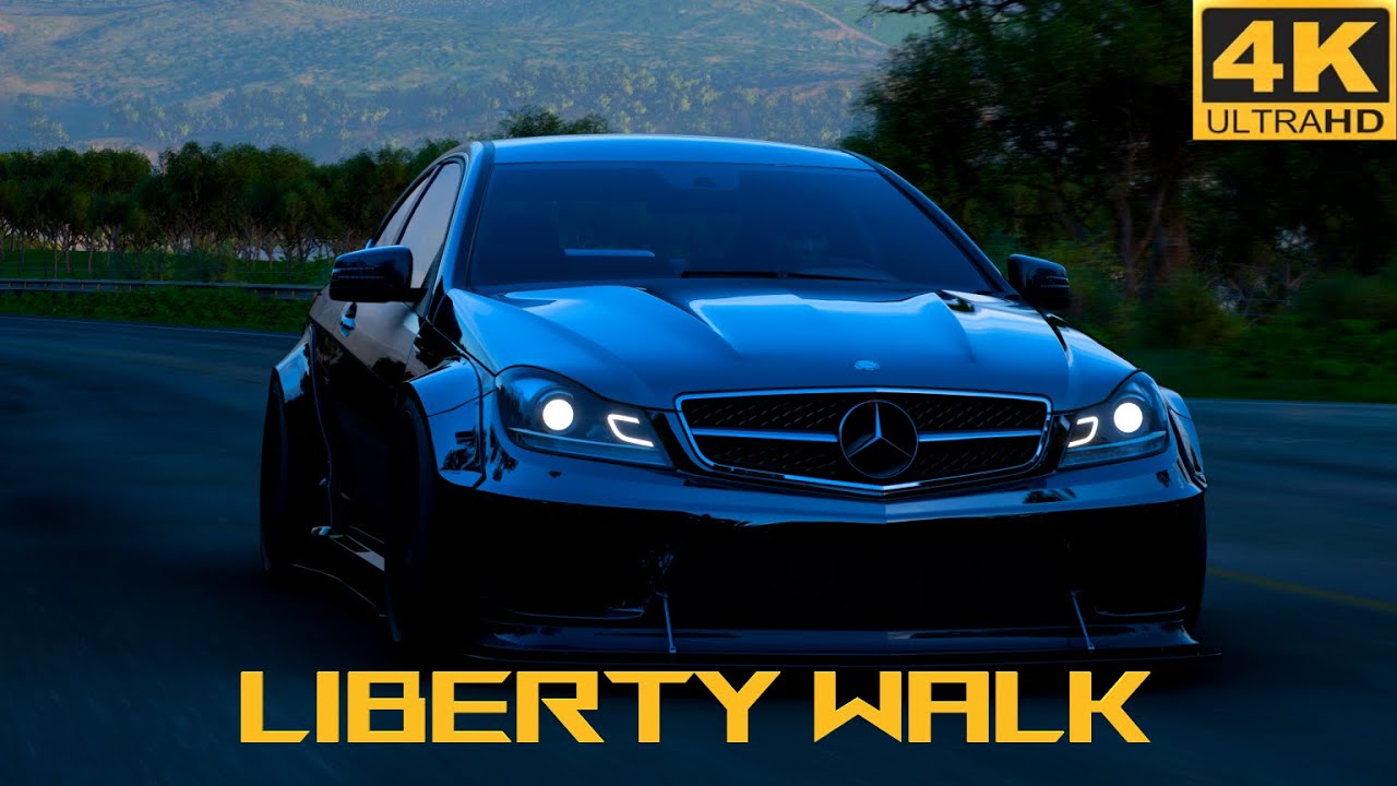 Mercedes C63 AMG Coupe Black Series - 1000HP Liberty Walk - YouTube