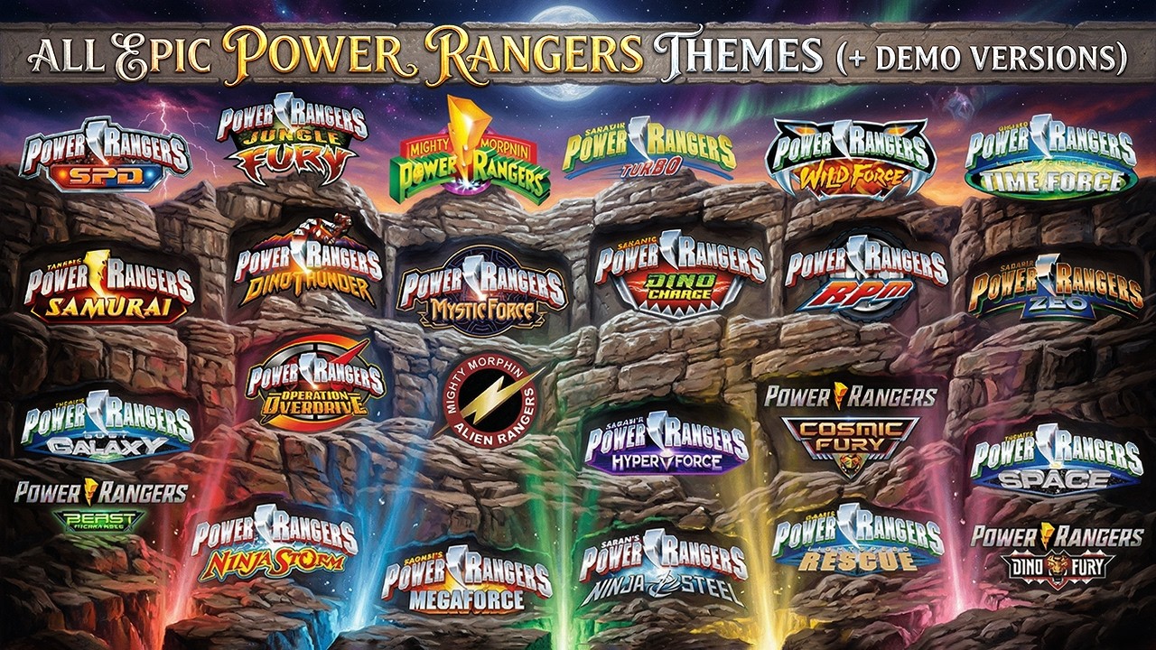 Power Ranger Different Theme All POWER RANGERS Theme Songs - Epic Cover - Orchestral Metal Style ...