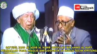 Momen Sayyidil Jadd Al Adiib Al Habib Abdullah Bin Ahmad Al Kaff Di Majlis Kwitang