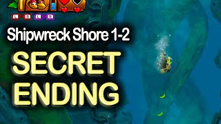 Donkey Kong Country Tropical Freeze Shipwreck Shore 1-2 Secret Ending