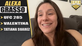 Alexa Grasso: 'It's Impossible' to Downplay Valentina Shevchenko, Tatiana Suarez Rematch | UFC 285