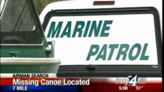 Missing airman's canoe found