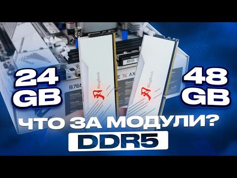 Видео: Стоит ли брать модули DDR5 24 GB и 48GB? Разбираемся на примере 2x24 GB Kingbank 6800 CL34.