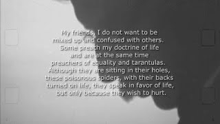 Friedrich Nietzsche - On the Tarantulas