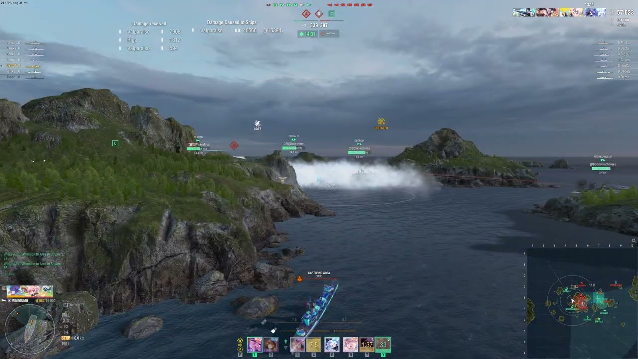 World of Warships Clan Battle (Season 32) “Pelican" [DBD] vs [T3I0F]