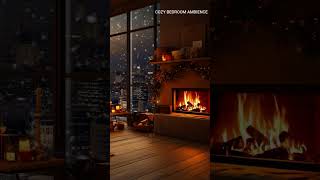 Smooth Jazz Piano Music in Cozy Winter Cozy Bedroom Ambience   Relaxing Jazz Music for Sleep, Study