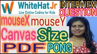 PONG GAME MOUSEX,MOUSEY MAXIMUM SIZE OF CANVAS P5,js EDITOR #WhitehatJr LEARN👩‍💻#lovelyspeaks #P5.js