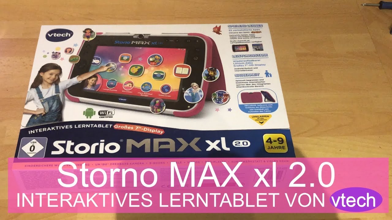 vtech Storio MAX xl 2.0 - 7 interactive learning tablet for children from  4-9 years 