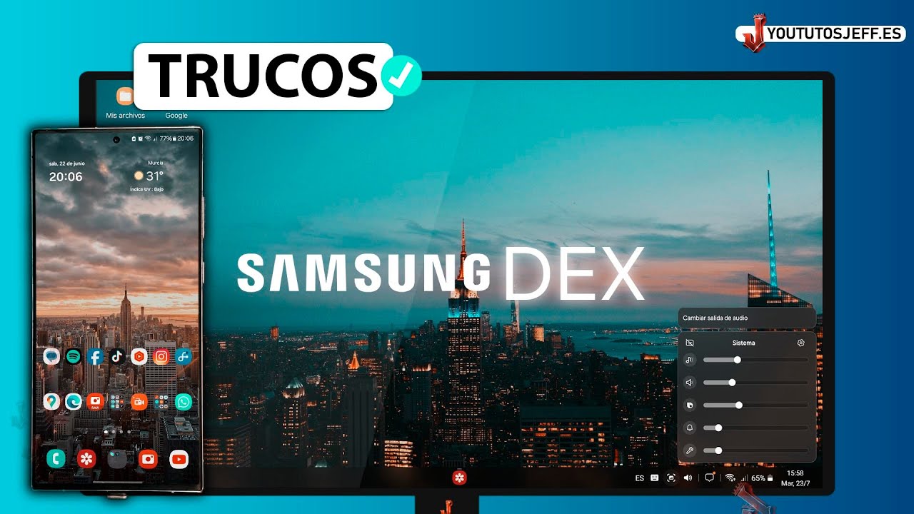 SAMSUNG DEX Trucos PRO - YouTube