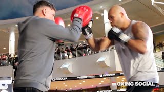 Olympic Bronze Medalist Frazer Clarke Smashes the Pads Ahead of Pro debut on Khan-Brook Card