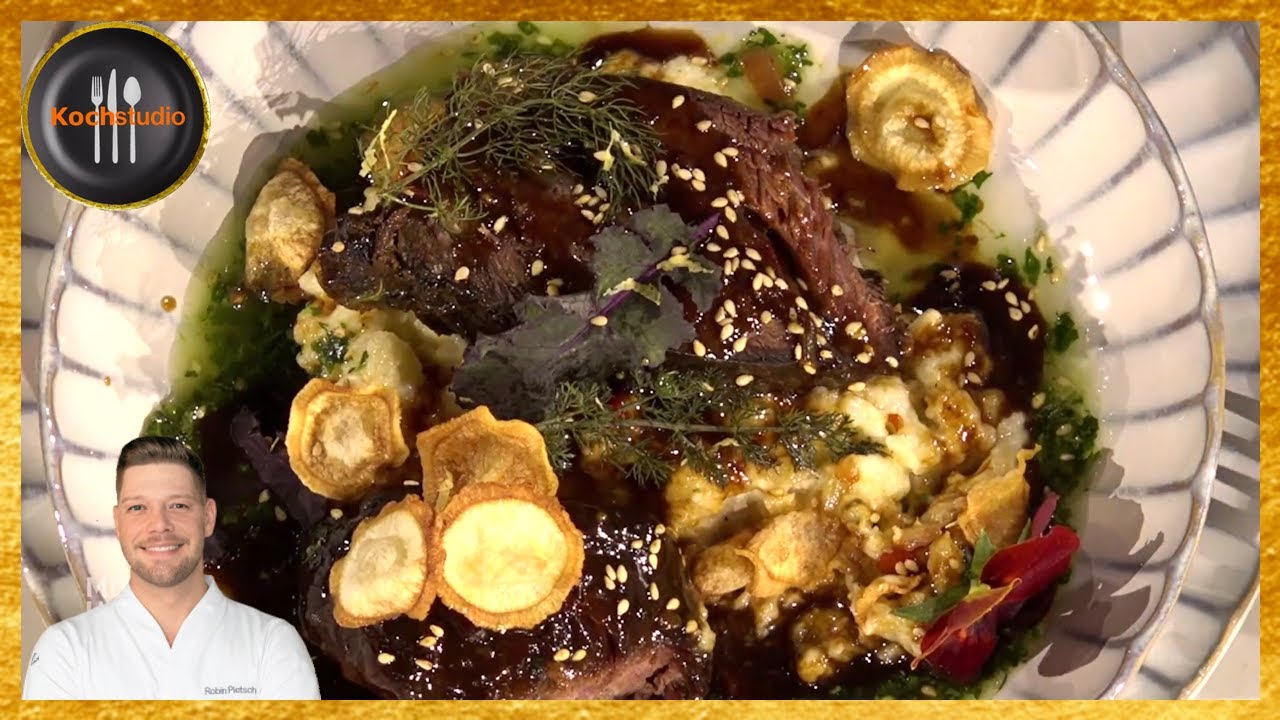Robin Pietsch - Geschmorte Ochsenbacke mit Pflaumen Sauce