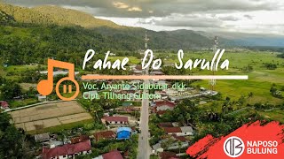 Pahae Do Sarulla [Lirik Lagu Batak + Panorama Pahae]