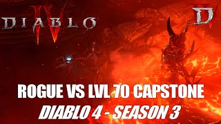 Rogue VS Fallen Temple Capstone Dungeon - World Tier 3 (Lvl 70) - Diablo 4 Season 3