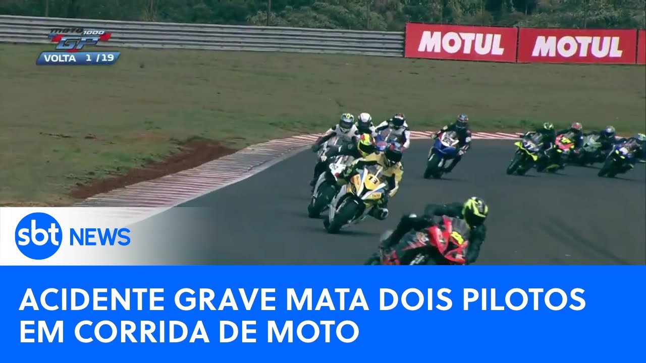 Morre piloto que se envolveu em acidente durante corrida de motos