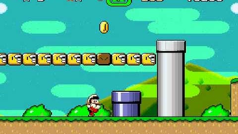 [ROM-hack] Super Mario world custom level.avi