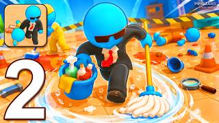 Murder Cleaner - Gameplay Walkthrough Part 2 - Crime Scene Cleaner (iOS, Android)