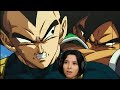 Brendamizuki reagindo  vegeta vs broly  luta completa 